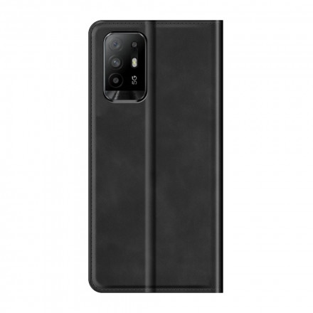 Flip Cover Oppo A94 5G Effet Cuir Douceur