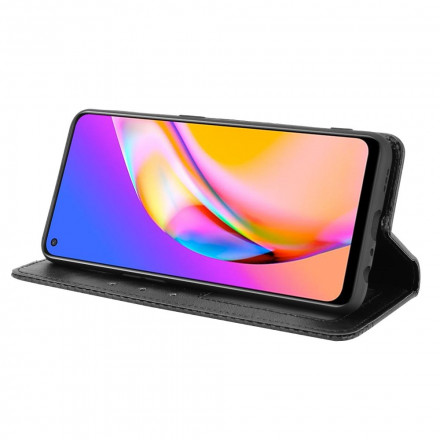 Flip Cover Oppo A94 5G Effet Cuir Vintage Stylisé Flip Cover Oppo A94 5G Effet Cuir Vintage Stylisé