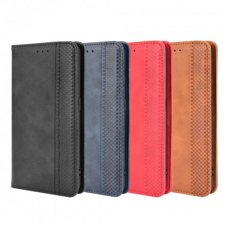 Flip Cover Oppo A94 5G Effet Cuir Vintage Stylisé Flip Cover Oppo A94 5G Effet Cuir Vintage Stylisé