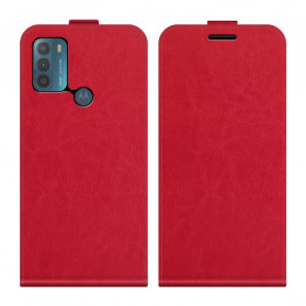 Housse Moto G50 Effet Cuir Rabat Vertical