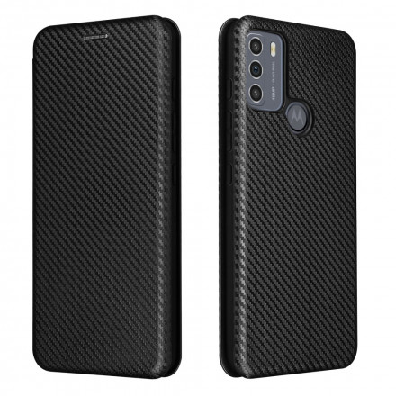 Flip Cover Moto G50 Silicone Carbone Flip Cover Moto G50 Silicone Carbone