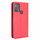 Flip Cover Moto G50 Effet Cuir Vintage Stylisé Flip Cover Moto G50 Effet Cuir Vintage Stylisé