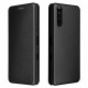 Flip Cover Sony Xperia 10 III Silicone Carbone Coloré Flip Cover Sony Xperia 10 III Silicone Carbone Coloré