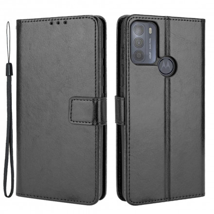 Housse Moto G50 Simili Cuir Flashy Housse Moto G50 Simili Cuir Flashy