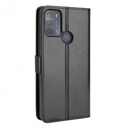 Housse Moto G50 Simili Cuir Flashy Housse Moto G50 Simili Cuir Flashy