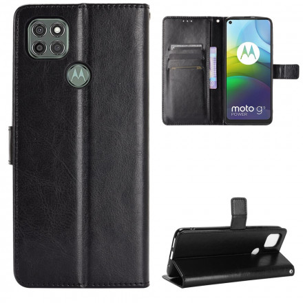 Housse Moto G9 Power Simili Cuir Flashy