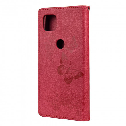 Housse Moto G9 Power Splendides Papillons à Lanière Housse Moto G9 Power Splendides Papillons à Lanière