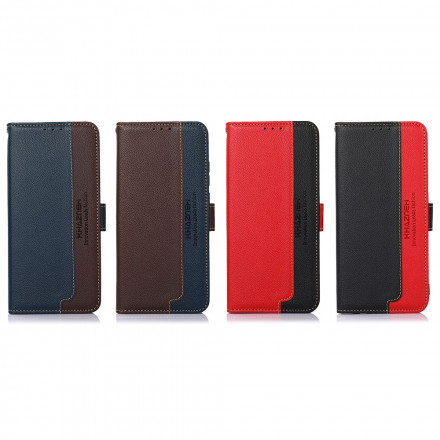 Housse Sony Xperia 10 III Style Litchi RFID KHAZNEH Housse Sony Xperia 10 III Style Litchi RFID KHAZNEH