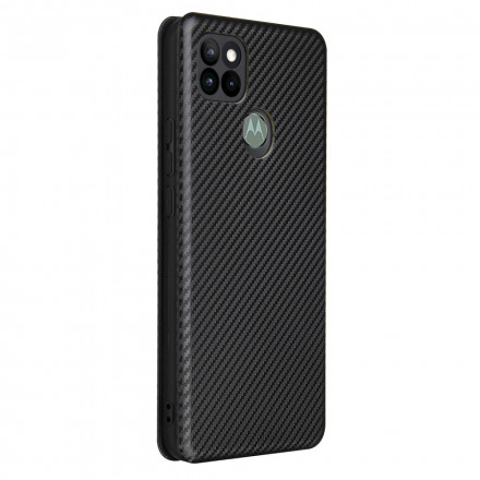 Flip Cover Moto G9 Power Silicone Carbone Flip Cover Moto G9 Power Silicone Carbone
