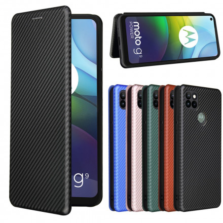 Flip Cover Moto G9 Power Silicone Carbone Flip Cover Moto G9 Power Silicone Carbone