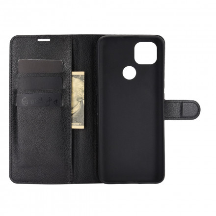 Housse Moto G9 Power Effet Litchi Classique Housse Moto G9 Power Effet Litchi Classique