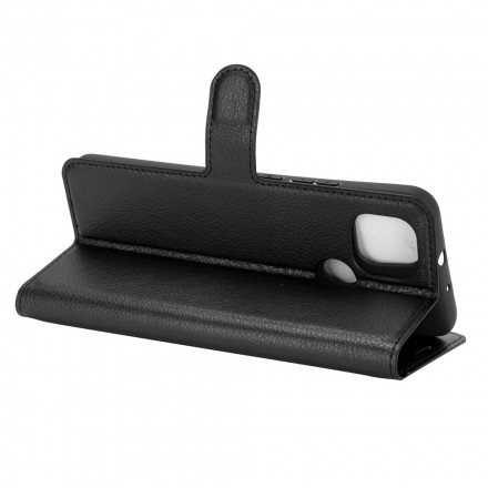 Housse Moto G9 Power Effet Litchi Classique Housse Moto G9 Power Effet Litchi Classique