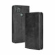 Flip Cover Moto G9 Power Effet Cuir Vintage Stylisé