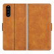 Housse Sony Xperia 10 III Rabat Double Classique Housse Sony Xperia 10 III Rabat Double Classique