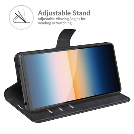 Housse Sony Xperia 10 III Effet Cuir Slim Extrême Housse Sony Xperia 10 III Effet Cuir Slim Extrême