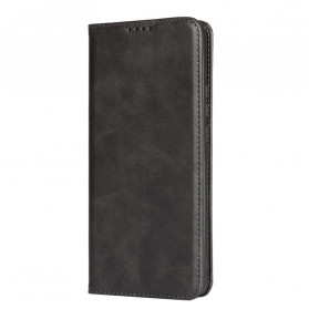Flip Cover Moto G9 Power Style Cuir Fin