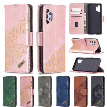 Housse Samsung Galaxy A32 4G Effet Peau de Crocodile Classique Housse Samsung Galaxy A32 4G Effet Peau de Crocodile Classique