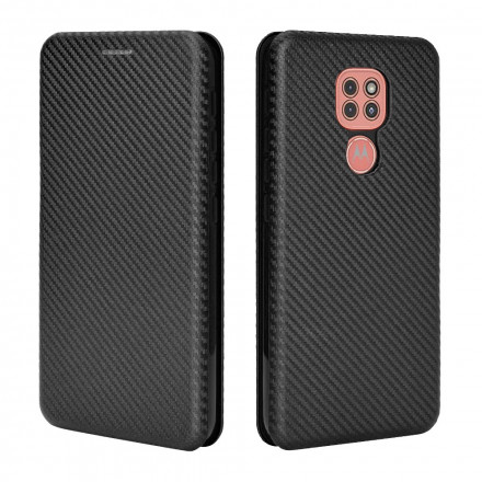 Flip Cover Moto G9 Play Silicone Carbone Flip Cover Moto G9 Play Silicone Carbone