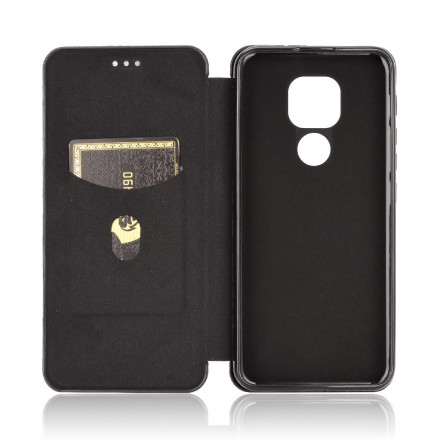 Flip Cover Moto G9 Play Silicone Carbone Flip Cover Moto G9 Play Silicone Carbone
