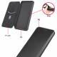 Flip Cover Moto G9 Play Silicone Carbone