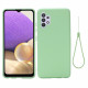 Coque Samsung Galaxy A32 4G Silicone Liquide Avec Lanière Coque Samsung Galaxy A32 4G Silicone Liquide Avec Lanière