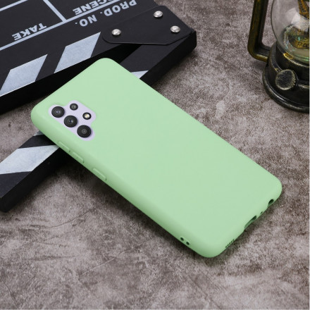 Coque Samsung Galaxy A32 4G Silicone Liquide Avec Lanière Coque Samsung Galaxy A32 4G Silicone Liquide Avec Lanière