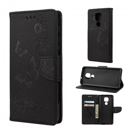 Housse Moto G9 Play Splendides Papillons à Lanière Housse Moto G9 Play Splendides Papillons à Lanière