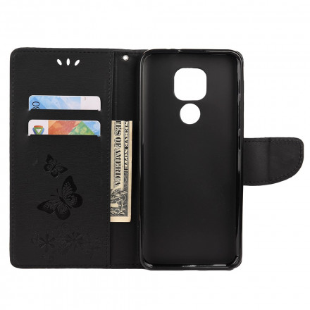 Housse Moto G9 Play Splendides Papillons à Lanière Housse Moto G9 Play Splendides Papillons à Lanière
