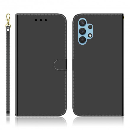 Housse Samsung Galaxy A32 4G Simili Cuir Couverture MIroir Housse Samsung Galaxy A32 4G Simili Cuir Couverture MIroir