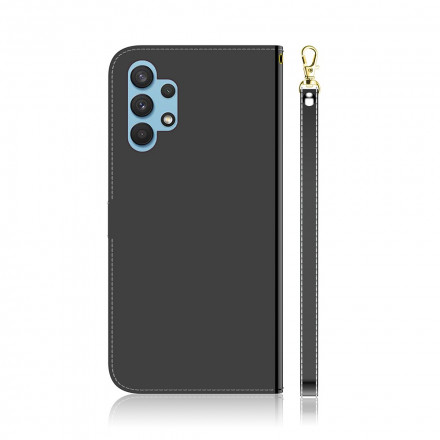 Housse Samsung Galaxy A32 4G Simili Cuir Couverture MIroir Housse Samsung Galaxy A32 4G Simili Cuir Couverture MIroir