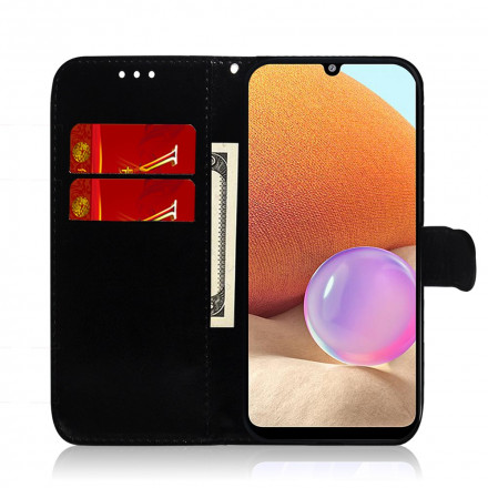 Housse Samsung Galaxy A32 4G Simili Cuir Couverture MIroir Housse Samsung Galaxy A32 4G Simili Cuir Couverture MIroir