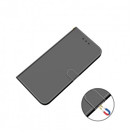 Housse Samsung Galaxy A32 4G Simili Cuir Couverture MIroir Housse Samsung Galaxy A32 4G Simili Cuir Couverture MIroir