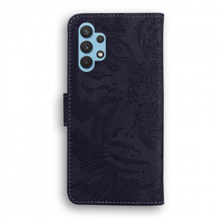 Housse Samsung Galaxy A32 4G Empreinte Face de Tigre Housse Samsung Galaxy A32 4G Empreinte Face de Tigre