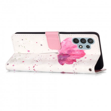 Housse Samsung Galaxy A32 4G Coquelicot Aquarelle