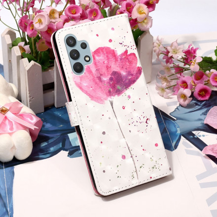 Housse Samsung Galaxy A32 4G Coquelicot Aquarelle Housse Samsung Galaxy A32 4G Coquelicot Aquarelle
