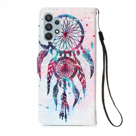Housse Samsung Galaxy A32 4G Attrape Rêves Aquarelle Housse Samsung Galaxy A32 4G Attrape Rêves Aquarelle