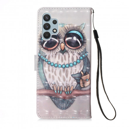 Housse Samsung Galaxy A32 4G Miss Hibou Housse Samsung Galaxy A32 4G Miss Hibou