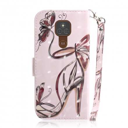Housse Moto G9 Play Escarpin à Lanière Housse Moto G9 Play Escarpin à Lanière