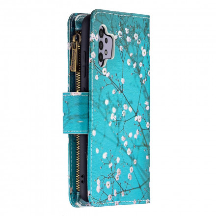 Housse Samsung Galaxy A32 4G Poche Zippée Arbre Housse Samsung Galaxy A32 4G Poche Zippée Arbre