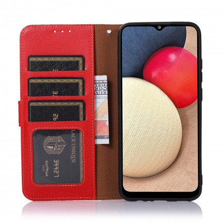Housse Samsung Galaxy A32 4G Style Litchi RFID KHAZNEH Housse Samsung Galaxy A32 4G Style Litchi RFID KHAZNEH