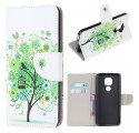 Housse Moto G9 Play Arbre Fleuri