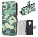 Housse Moto G9 Play Camouflage Militaire