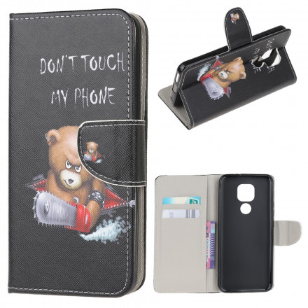 Housse Moto G9 Play Ours Dangereux Housse Moto G9 Play Ours Dangereux