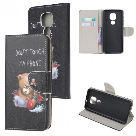 Housse Moto G9 Play Ours Dangereux Housse Moto G9 Play Ours Dangereux