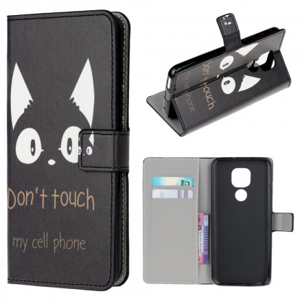Housse Moto G9 Play Don't Touch My Cell Phone Housse Moto G9 Play Don't Touch My Cell Phone