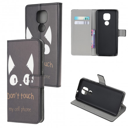 Housse Moto G9 Play Don't Touch My Cell Phone Housse Moto G9 Play Don't Touch My Cell Phone