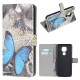 Housse Moto G9 Play Papillon Bleu Housse Moto G9 Play Papillon Bleu