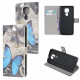 Housse Moto G9 Play Papillon Bleu Housse Moto G9 Play Papillon Bleu