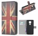 Housse Moto G9 Play Drapeau Angleterre