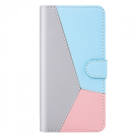 Housse Samsung Galaxy A32 4G Effet Cuir Tricolore Housse Samsung Galaxy A32 4G Effet Cuir Tricolore